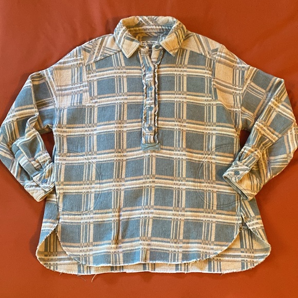 We The Free Arizona Sky Jacquard Plaid Shirt - Picture 6 of 9